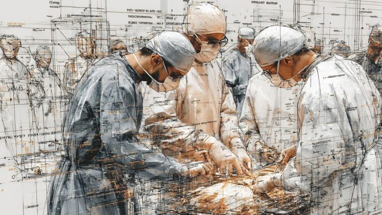 surgeons operating